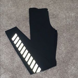 Reflective workout tights
